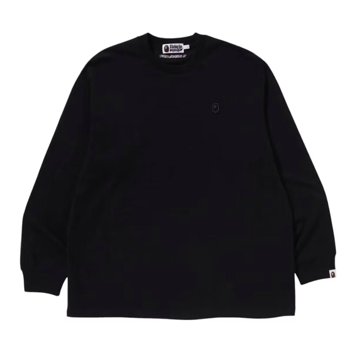 BAPE One Point Relaxed Long Sleeve “Black” Tops