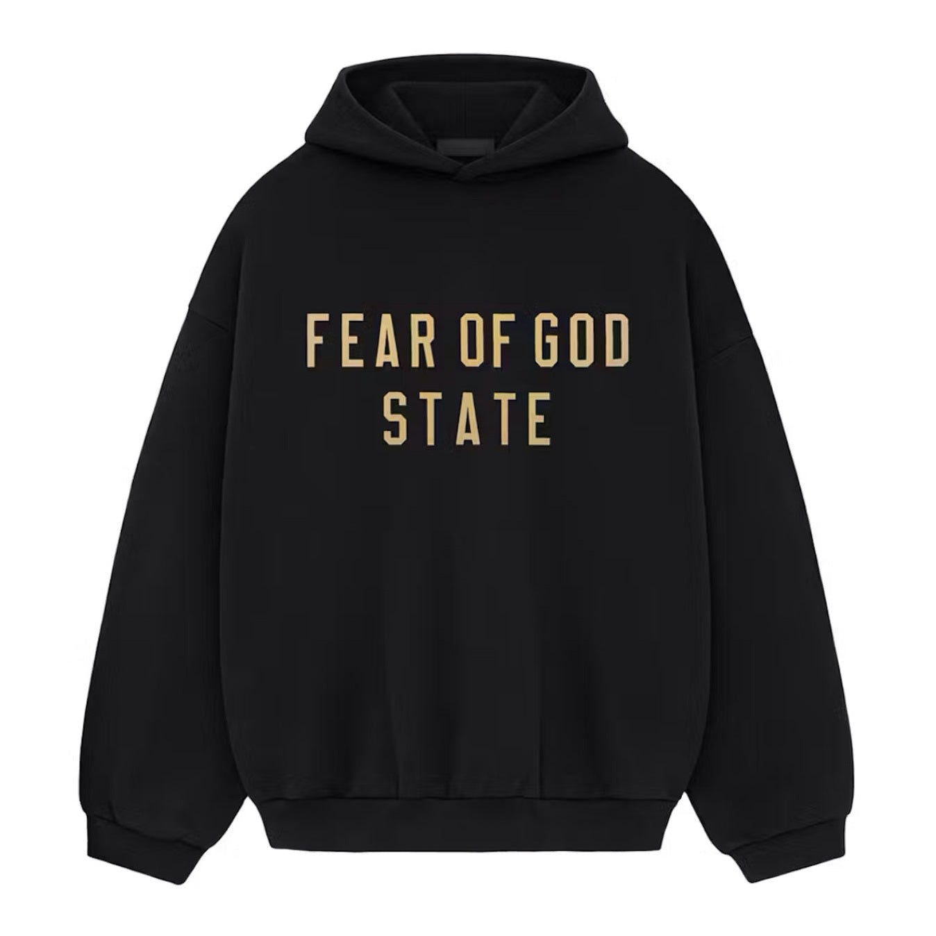 Essentials “Black State” Hoodie Tops