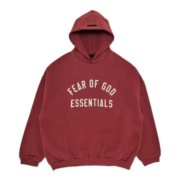 Essentials “Crimson” Hoodie Tops