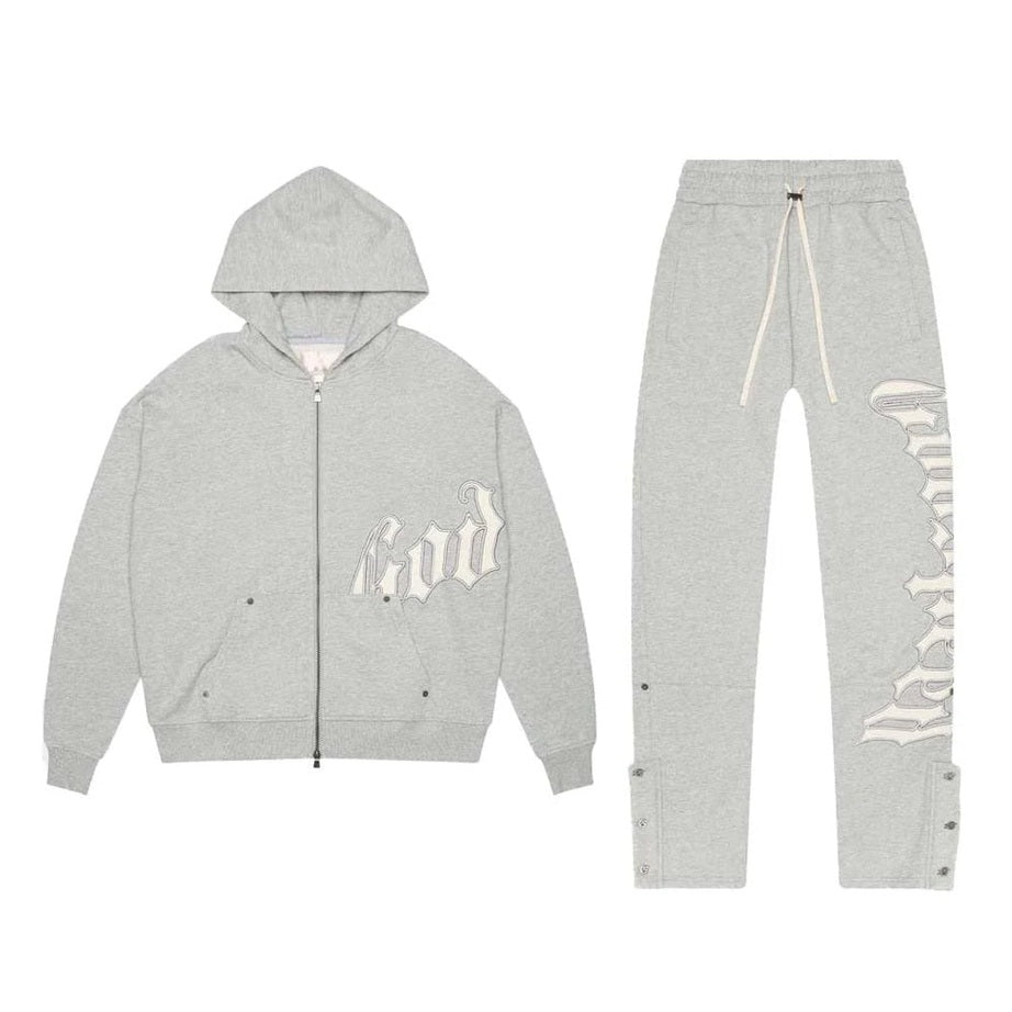 Godspeed Sweatsuit “Heather Grey” (Top & Bottom set)
