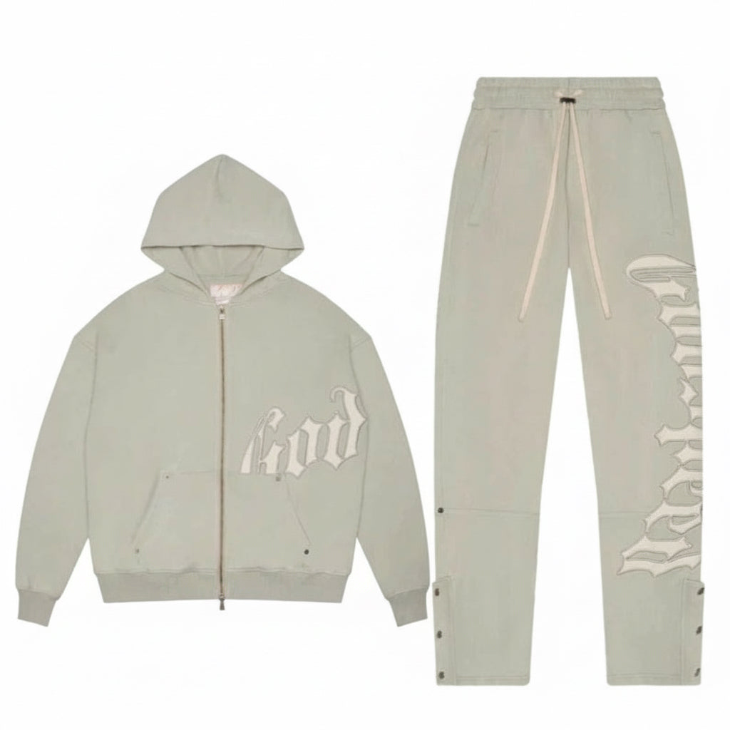 Godspeed Sweatsuit “Tan” (Top & Bottom set)