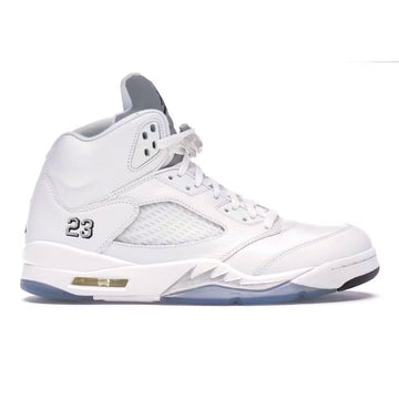 Jordan 5 “White Metallic” GS Footwear