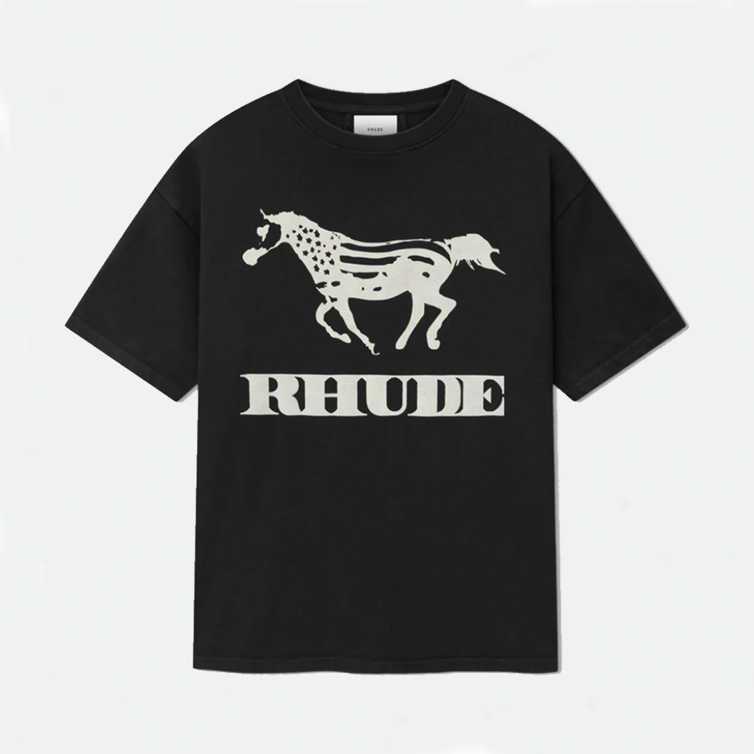 Rhude Dinero Tee Tops