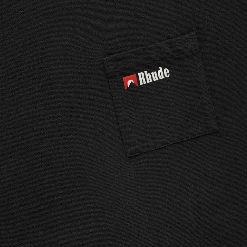 Rhude Moonlight Wolf Pocket Tee Tops