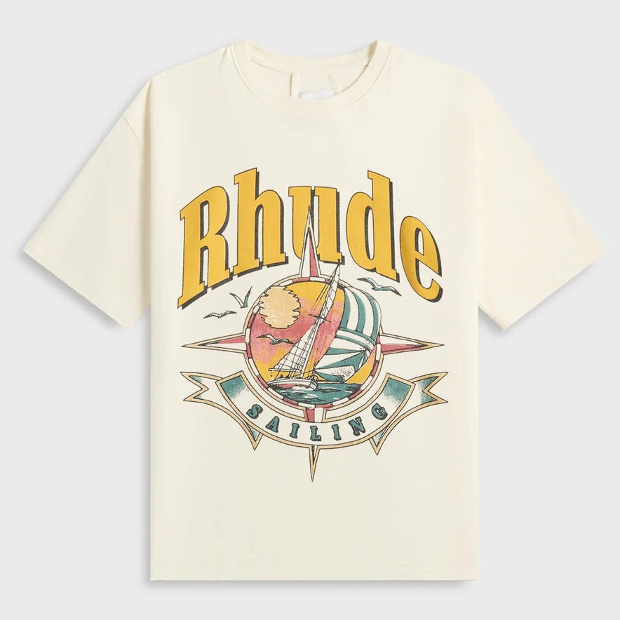 Rhude Port De “Vintage White” T-shirt Tops