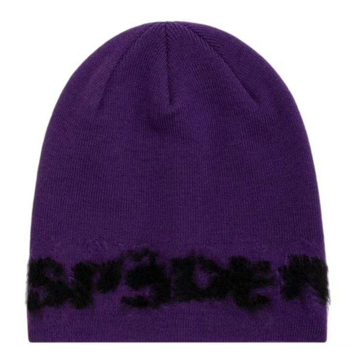 Sp5der Mohair Skully “Purple” Headwear