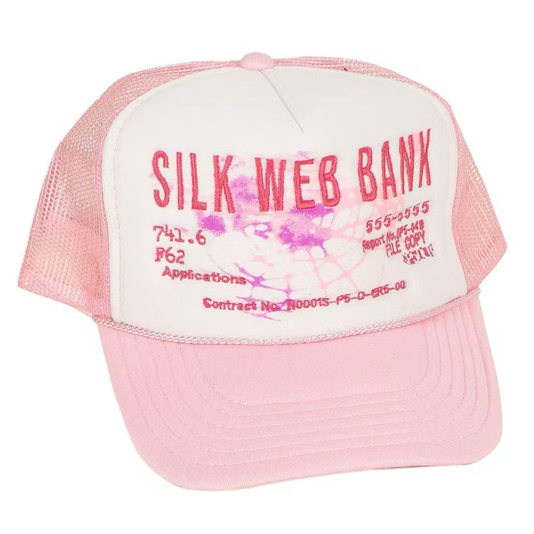 Sp5der Silk Web Bank Trucker Hat Headwear