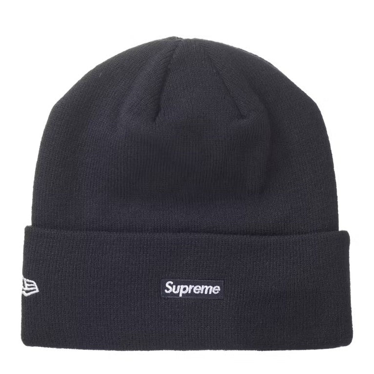 Supreme x New Era Script Beanie “Navy/Red” Headwear