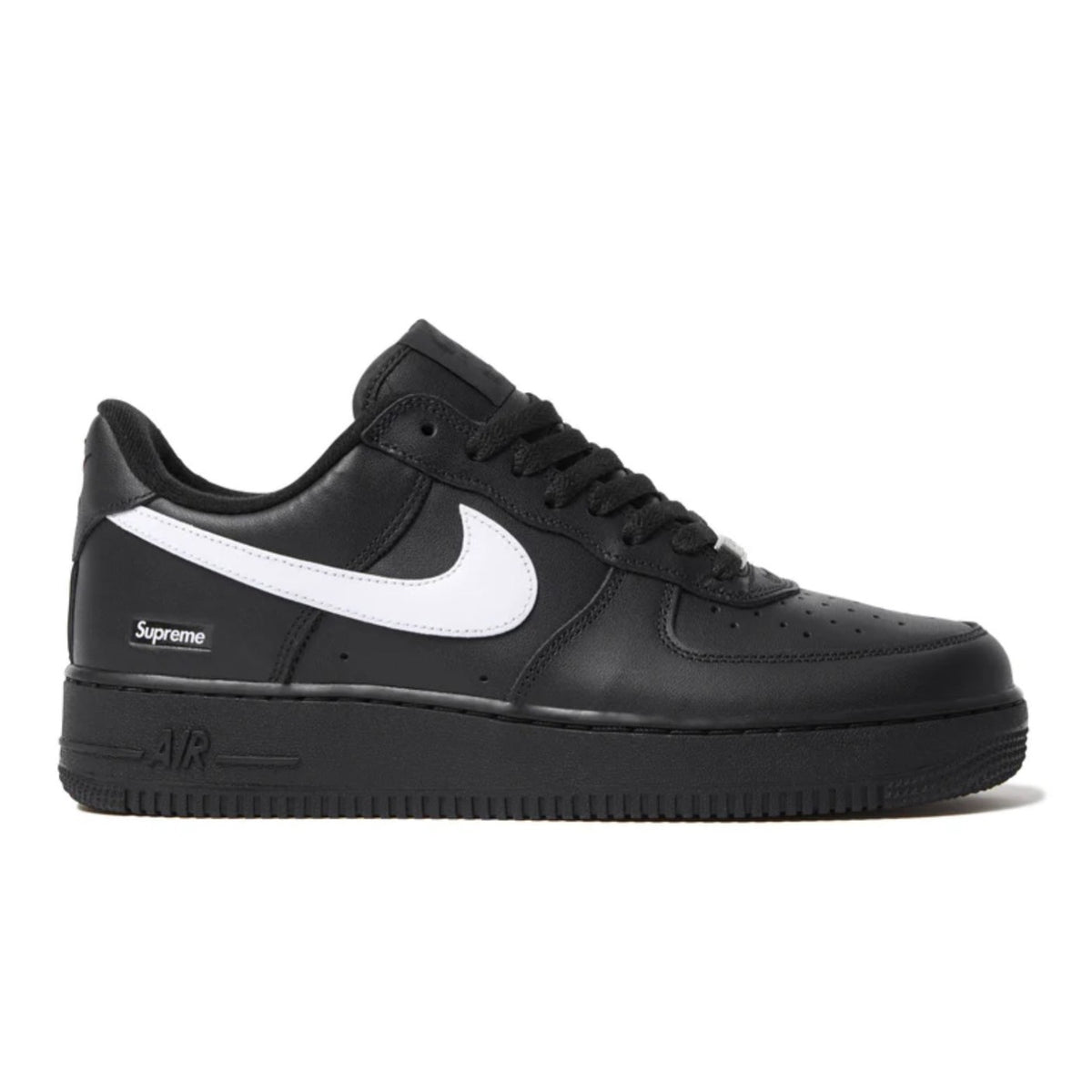 Supreme x Nike Air Force 1 “White Swoosh”