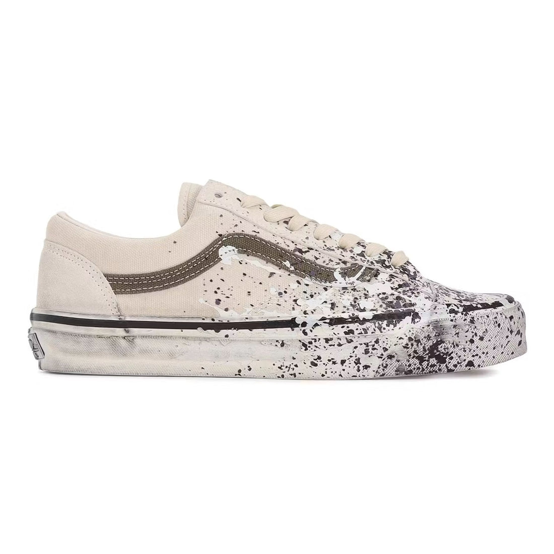 Vans Old Skool “Paint Splatter Turtledove” Footwear