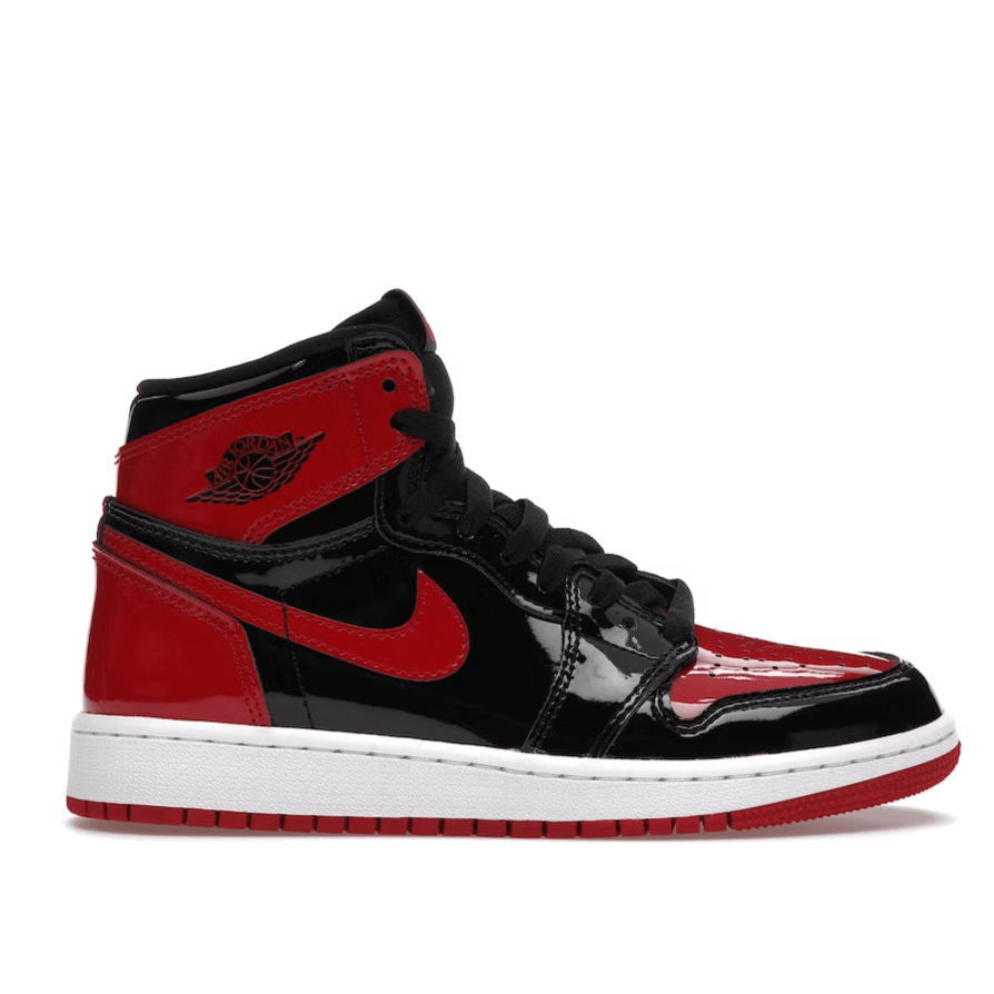 Jordan 1 Patent Leather " Bred" GS Footwear