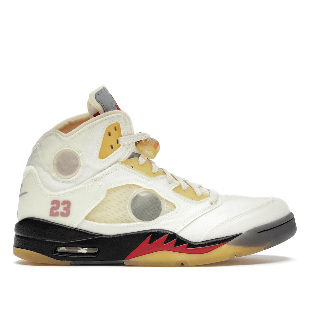 Jordan 5 x Off-White "Sail" Footwear