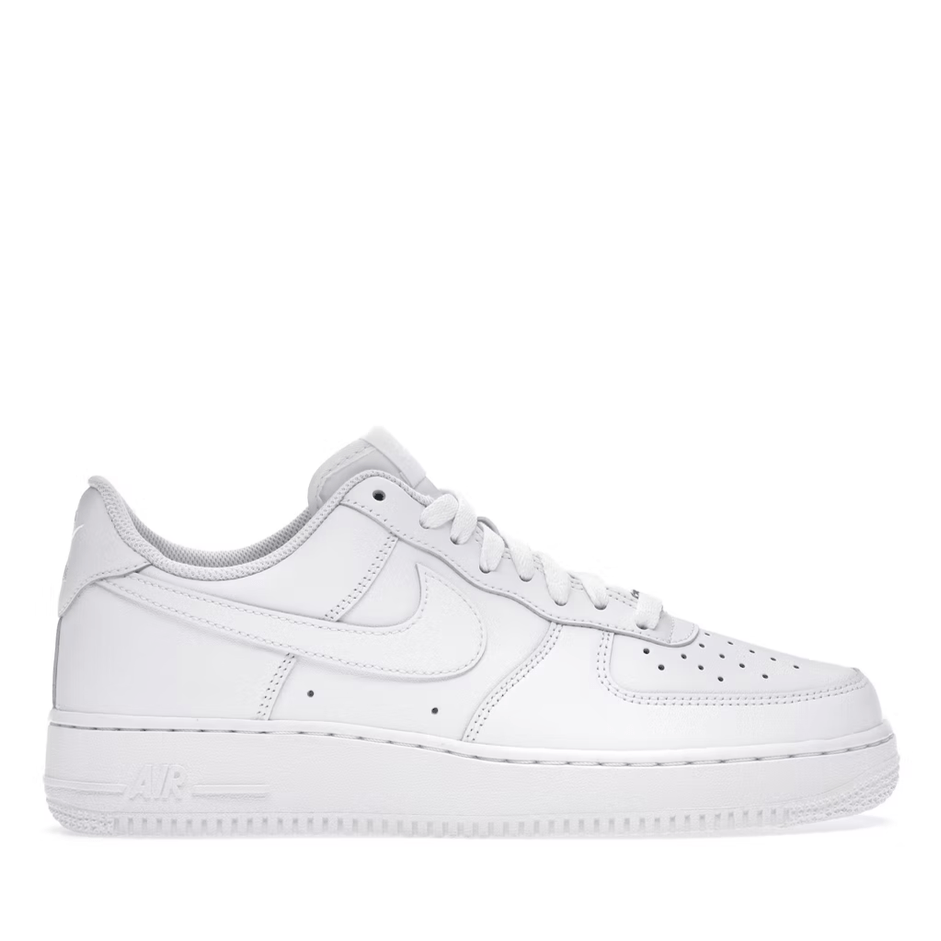 Nike Air Force 1 Low 07' "Triple White" GS Footwear
